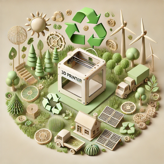 Nachhaltiger 3D Druck Service von Lux3D – recycelbare Materialien, lokale Fertigung und individuelle 3D-Drucke nach Maß